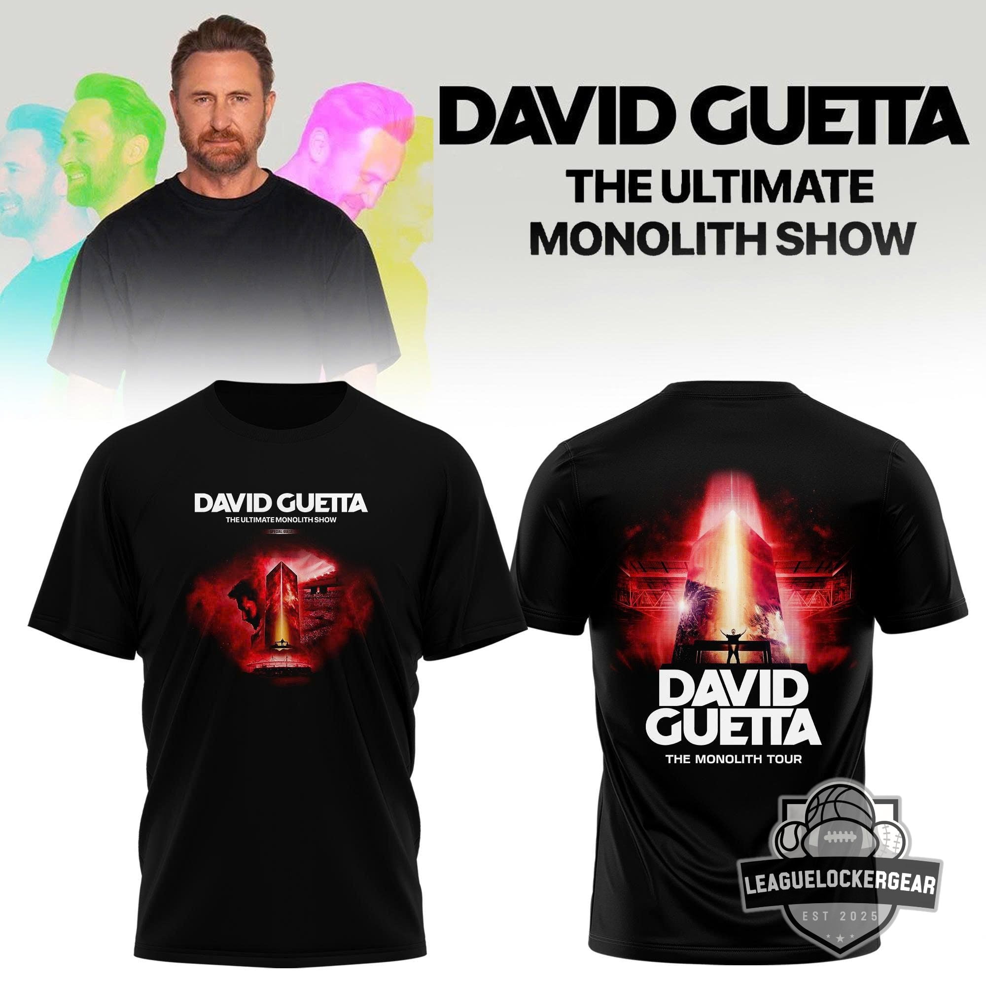 David Guetta The Ultimate Monolith Show T-Shirt