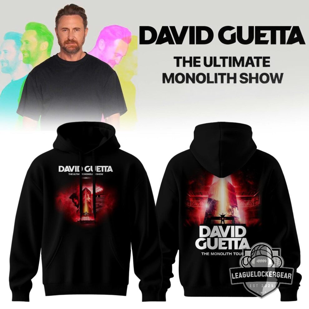 David Guetta The Ultimate Monolith Show Tour Hoodie