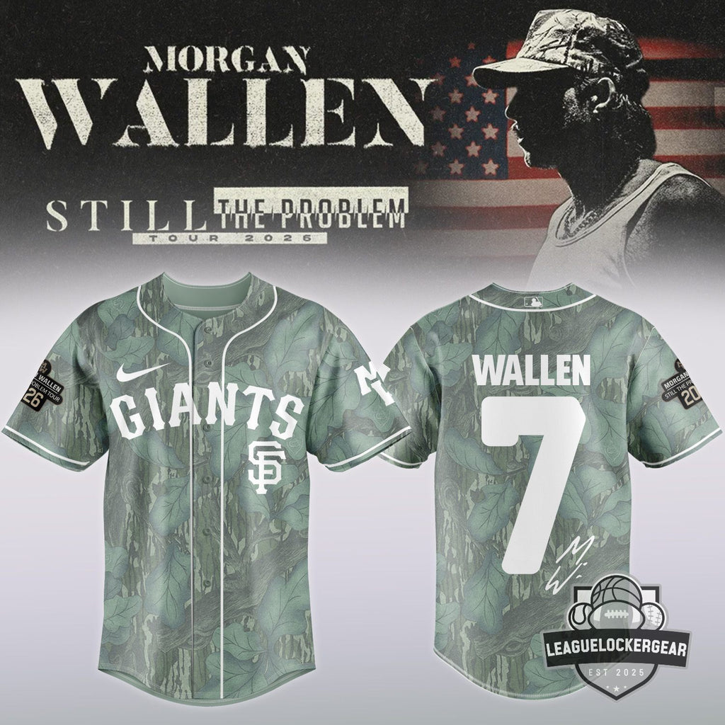 Morgan Wallen San Francisco Giants Still The Problem Tour 2026 Baseball Jersey