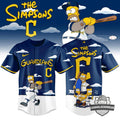 The Simpsons x Cleveland Guardians Baseball Jersey