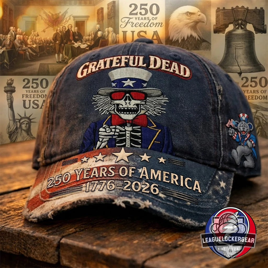 Grateful Dead 250 Years Of America 1776-2026 Baseball Cap