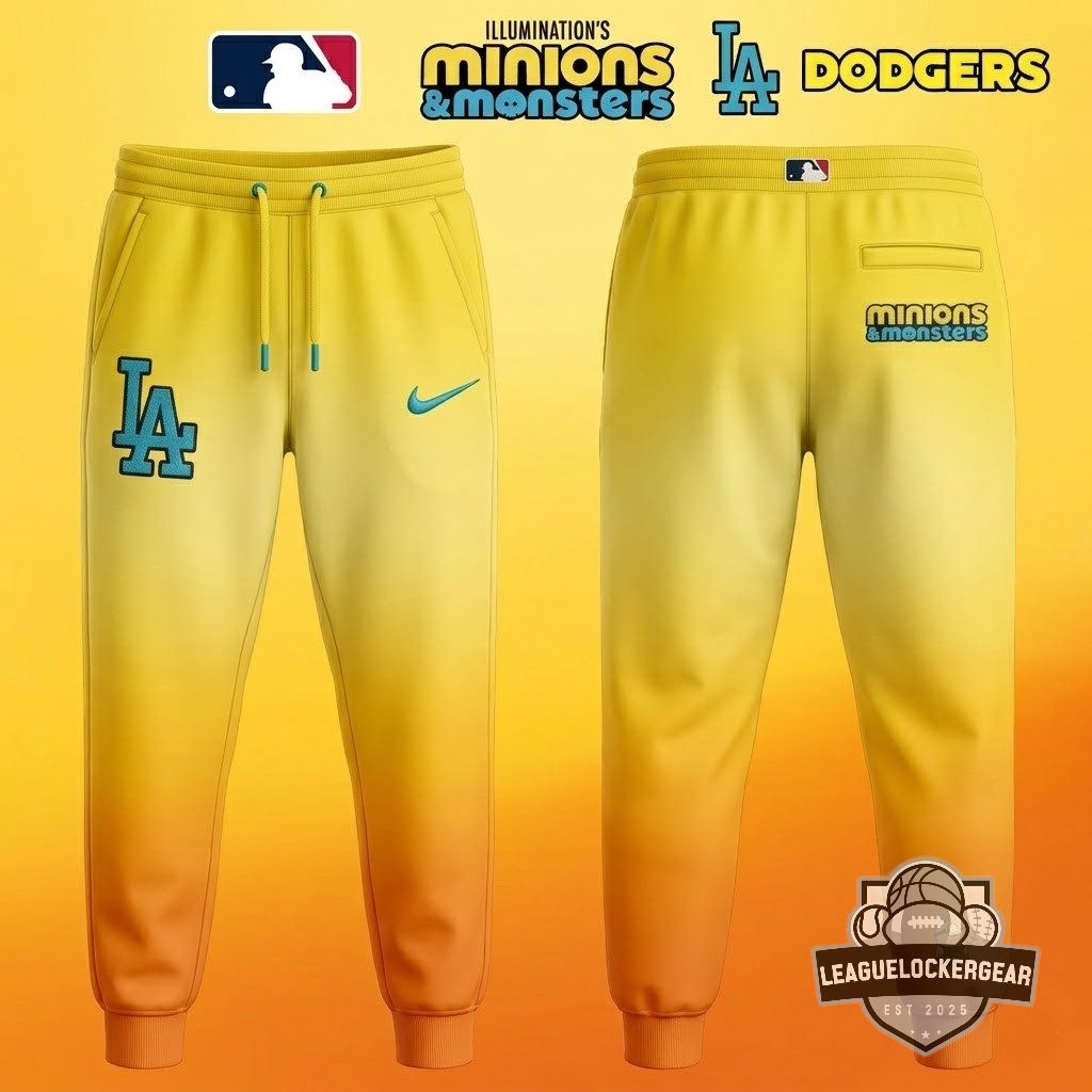 Los Angeles Dodgers Illumination’s Minions & Monsters Baseball Jersey