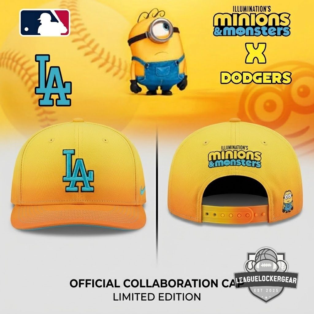 Los Angeles Dodgers Illumination’s Minions & Monsters Baseball Jersey