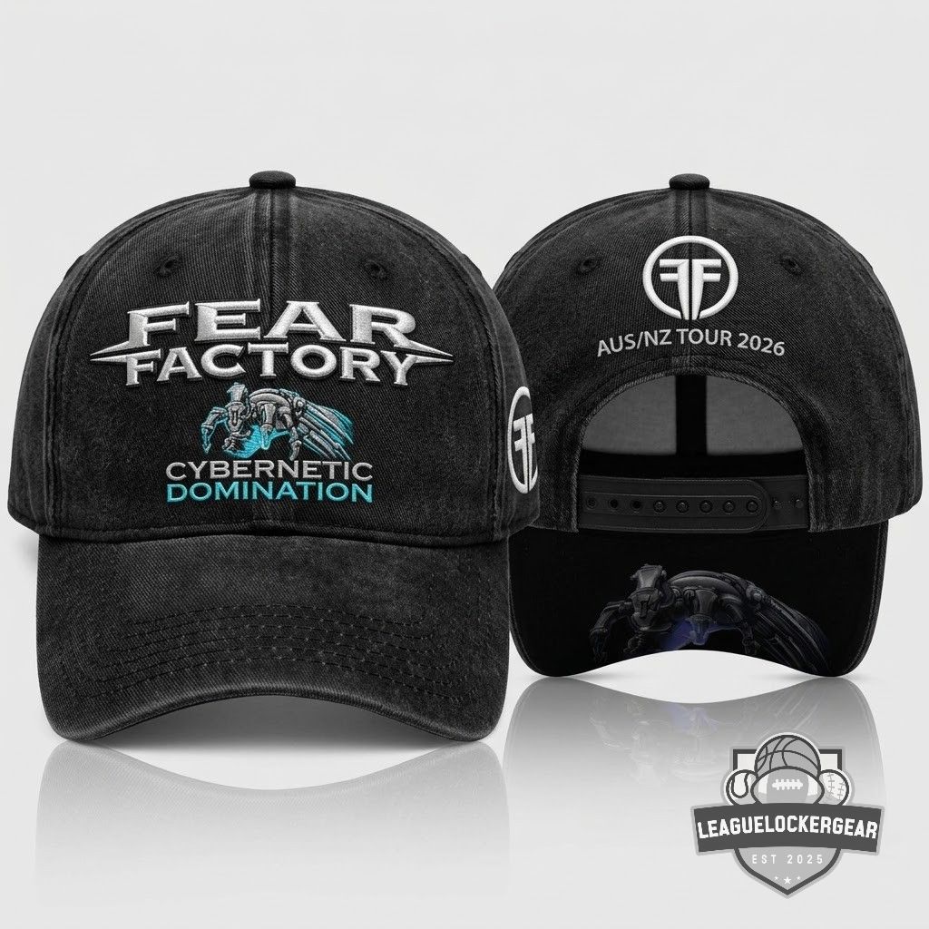 Fear Factory Cybernetic Domination 35 Years Of Fear AUS/NZ Tour 2026 T-Shirt