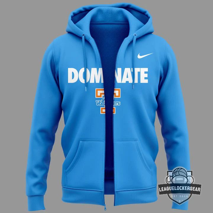 Tennessee Lady Volunteers Dominate Softball Zip Hoodie