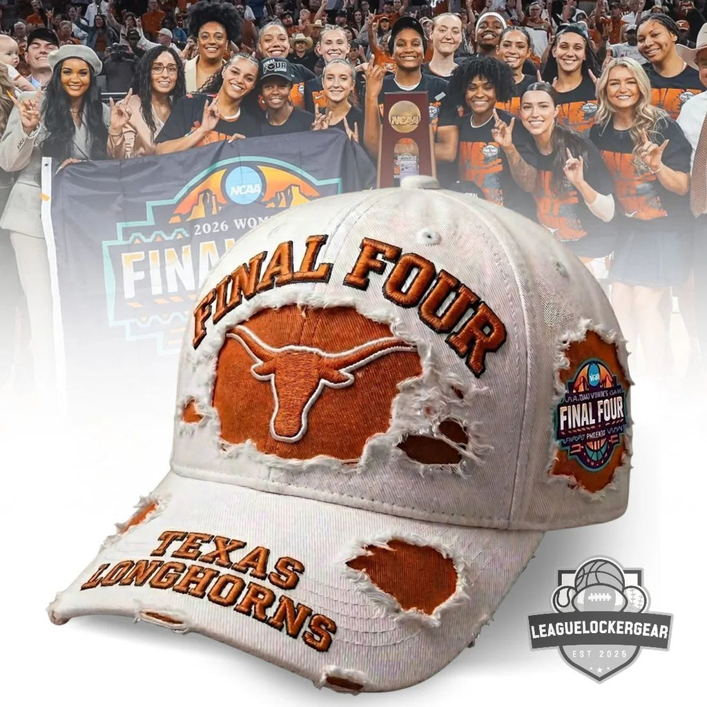 Texas Longhorns 2026 NCAA Women’s Final Four Distressed Hat