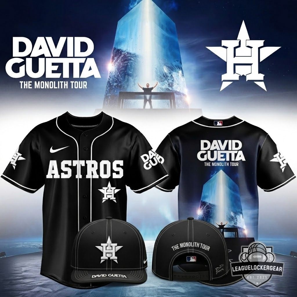 David Guetta The Monolith Tour Houston Astros Baseball Jersey