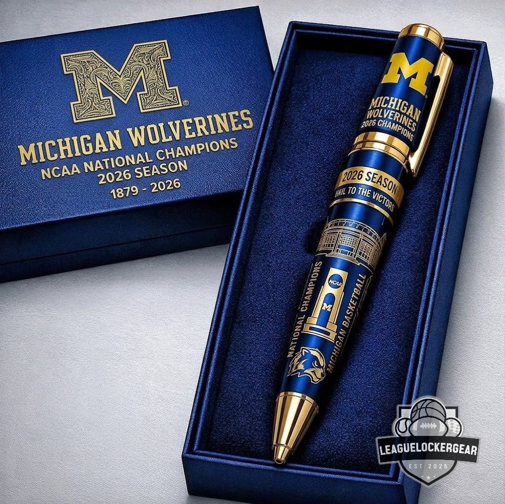 Michigan Wolverines 2026 NCAA Basketball National Champions Commemorative Pen