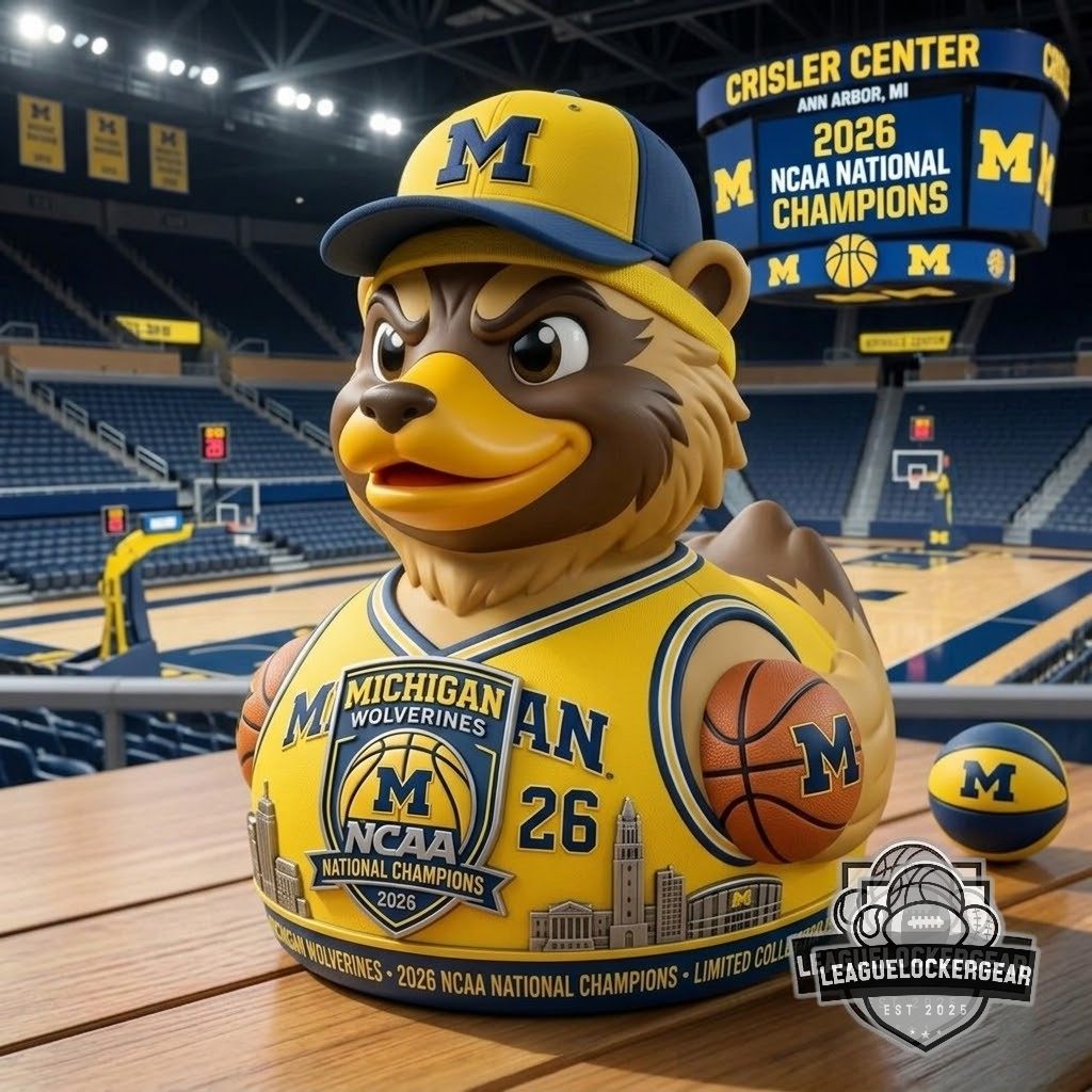 Michigan Wolverines 2026 NCAA National Champions Rubber Duck