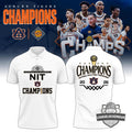 Auburn Tigers NIT National Invitation Tournament Champions 2026 Polo Shirt