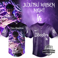 Los Angeles Dodgers Jujutsu Kaisen Night Yuta Okkotsu Baseball Jersey
