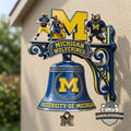 Michigan Wolverines Mascot Victory Wall Bell
