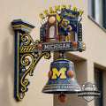 Michigan Wolverines NCAA Champions Wall Bell Hanger