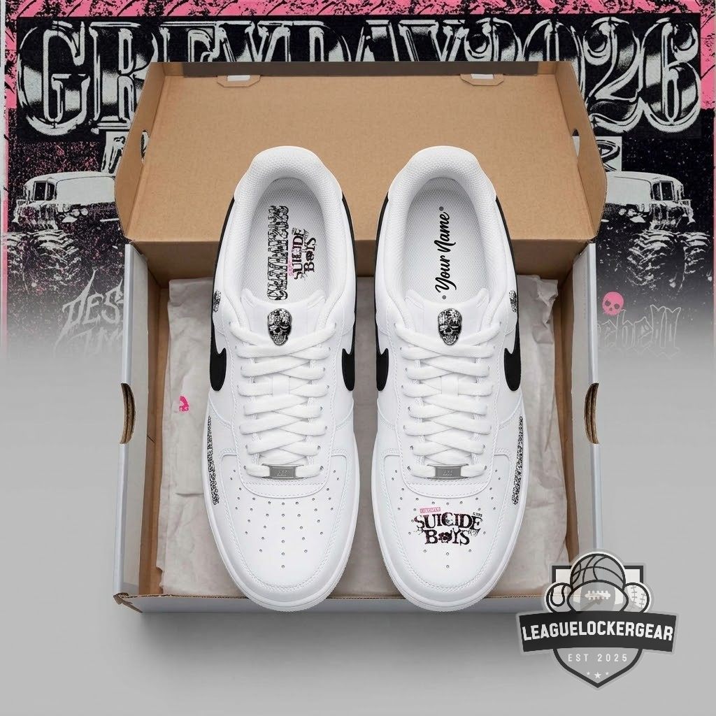 Suicide Boys Grey Day 2026 North American Tour Custom Air Force 1s