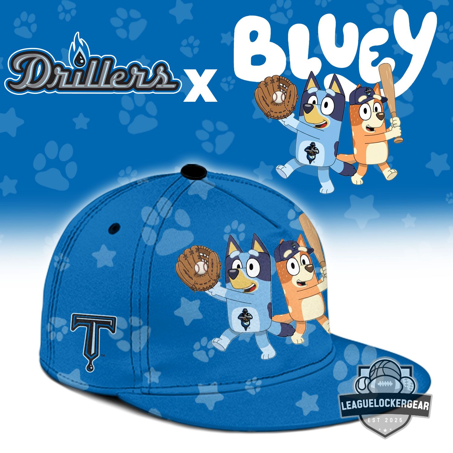 Drillers x Bluey Baseball Jersey