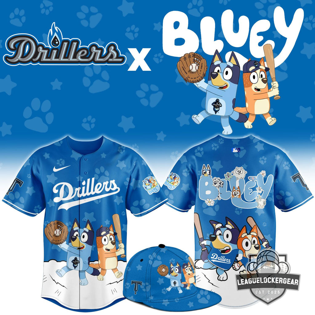 Drillers x Bluey Baseball Jersey