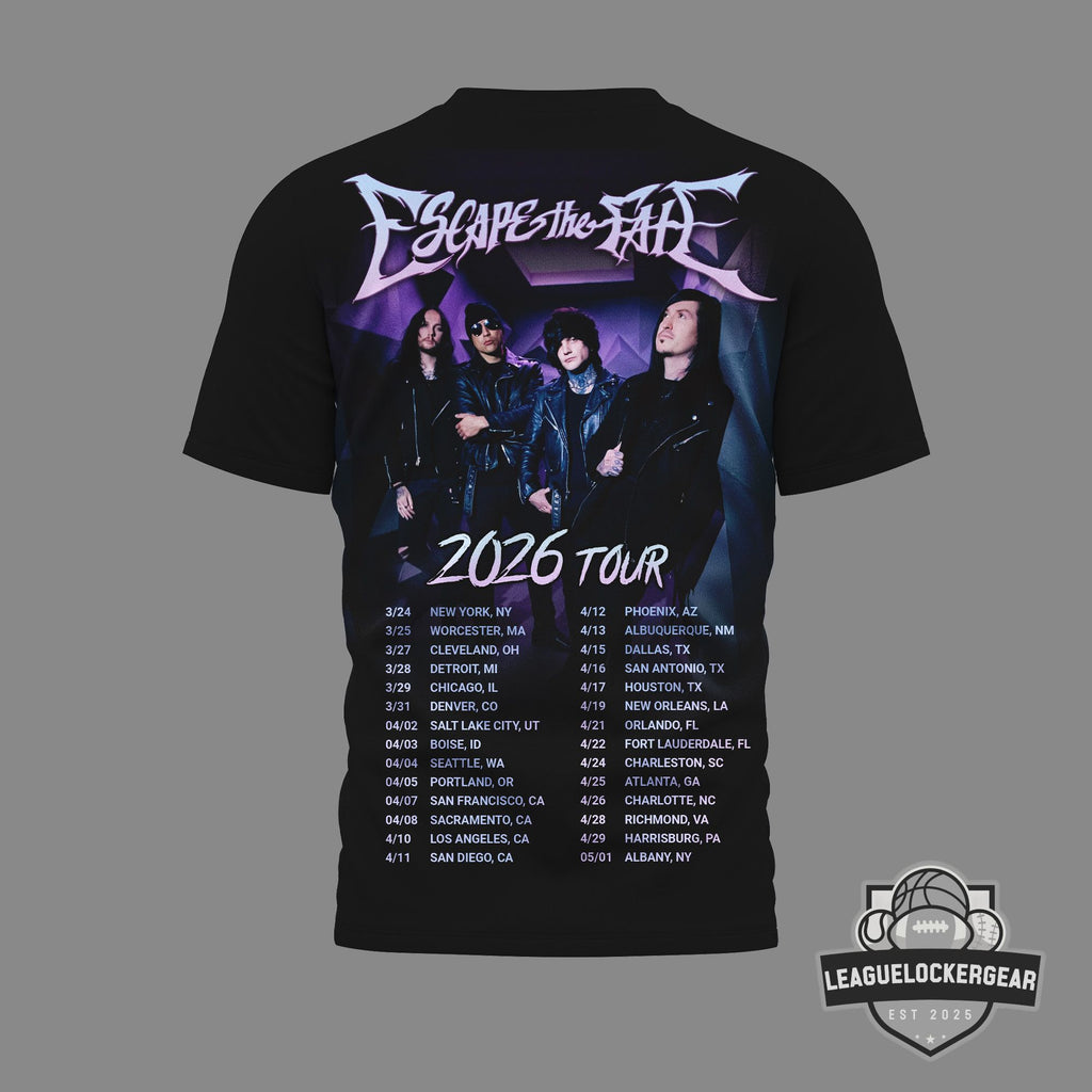 Escape the Fate 2026 Tour T-Shirt