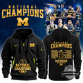 Michigan Basketball 2026 National Champions Roster Hoodie