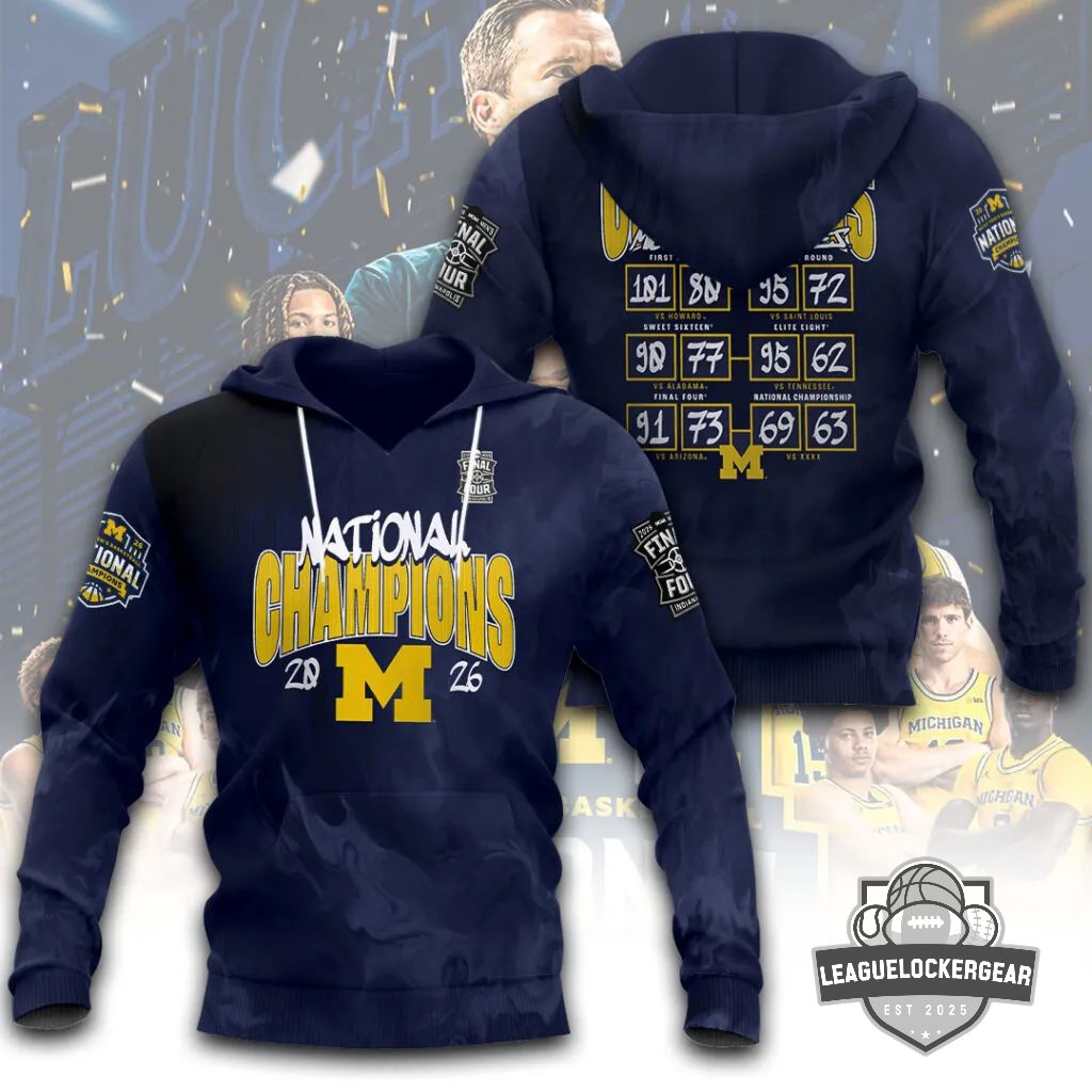 Michigan Wolverines 2026 National Champions 3D Hoodie