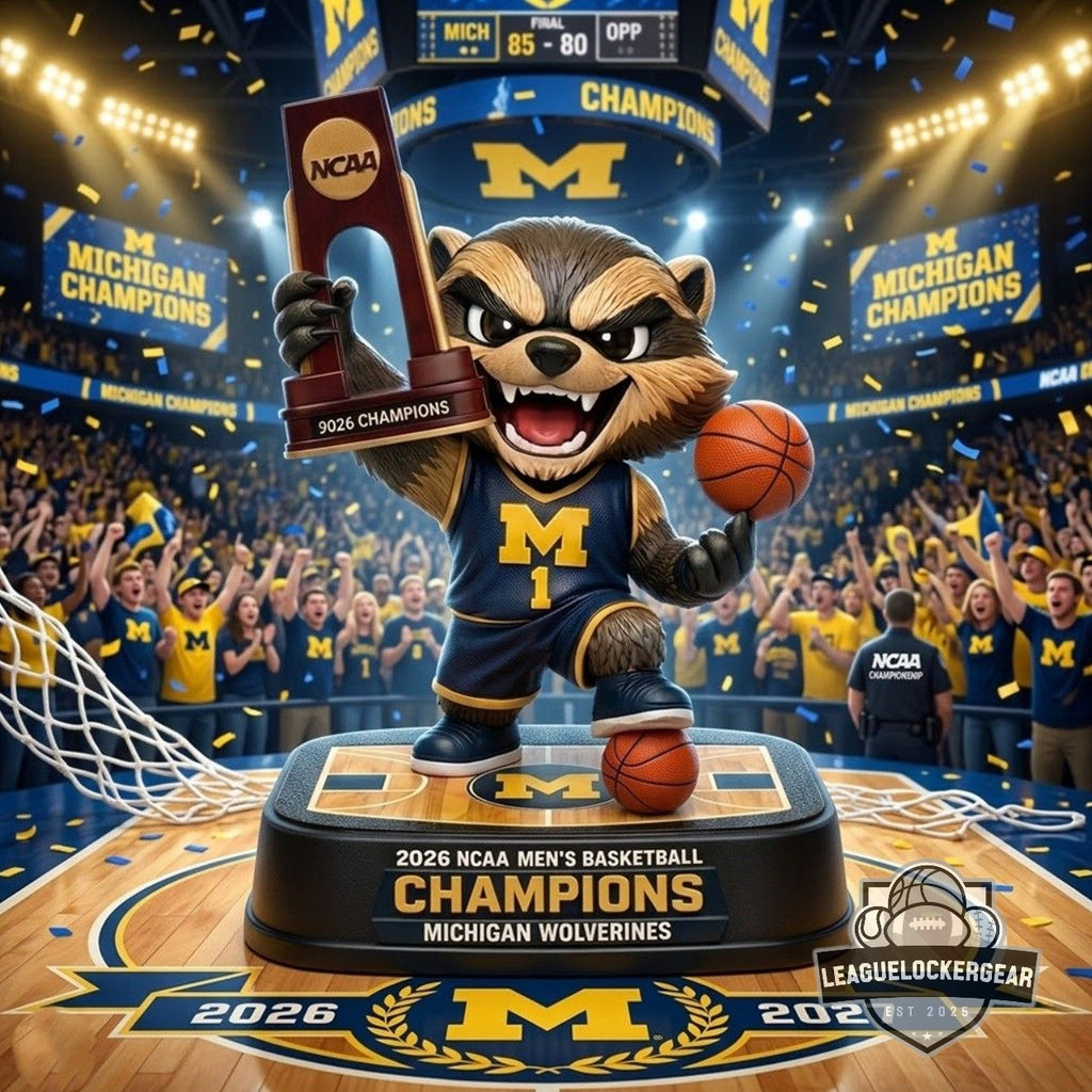 Michigan Wolverines 2026 NCAA Men’s Basketball Champions Figurine