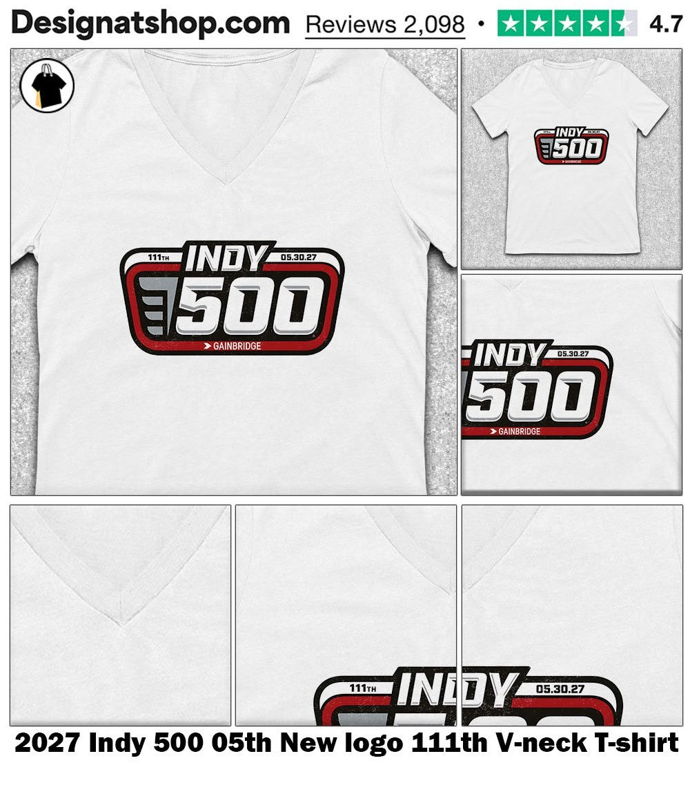 2027 Indy 500 05th New logo 111th shirt