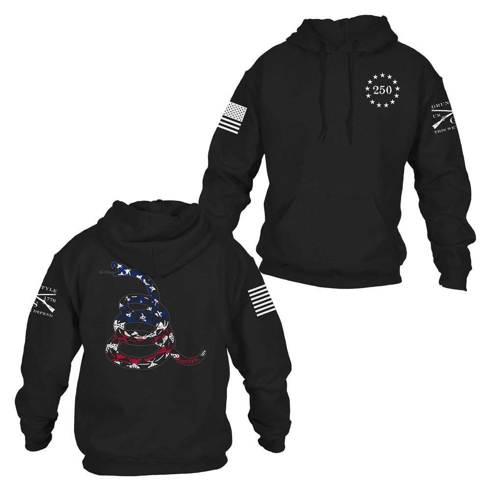 Freedom Gadsden Hoodie - Black