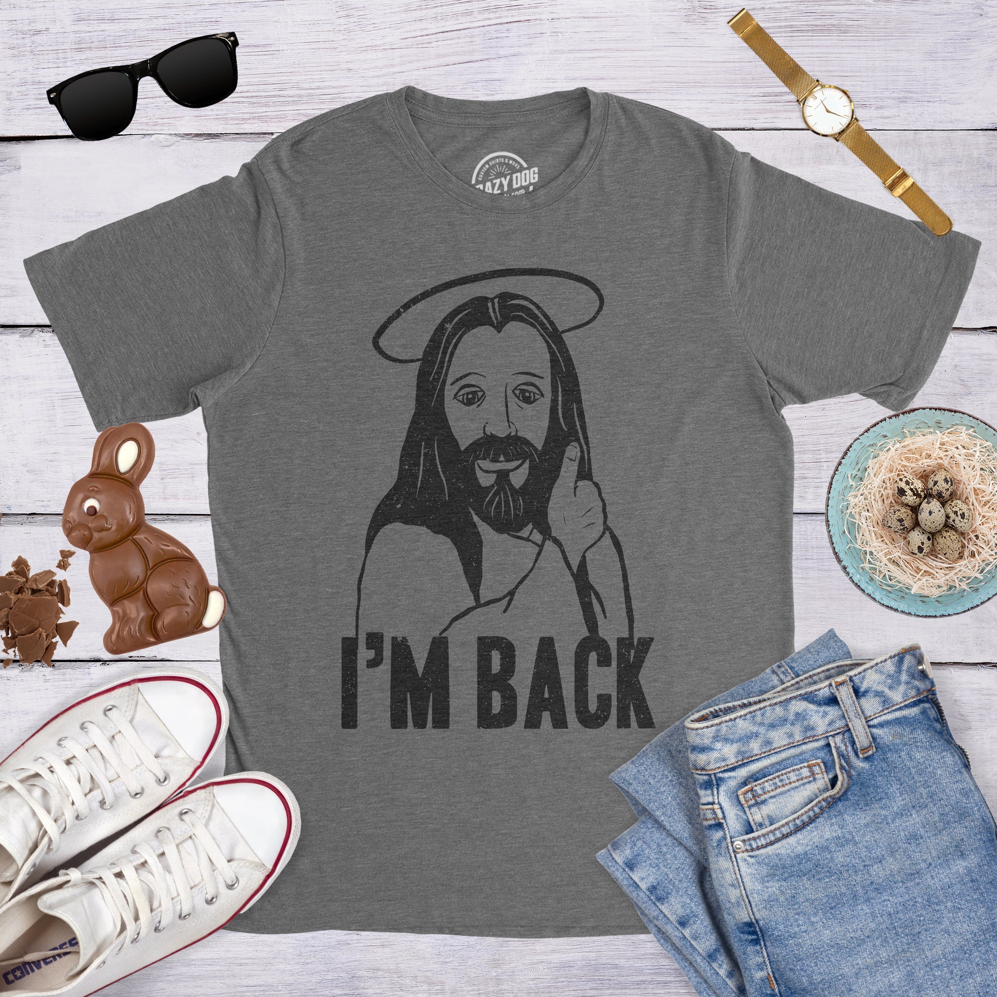 I'm Back Jesus Men's T Shirt