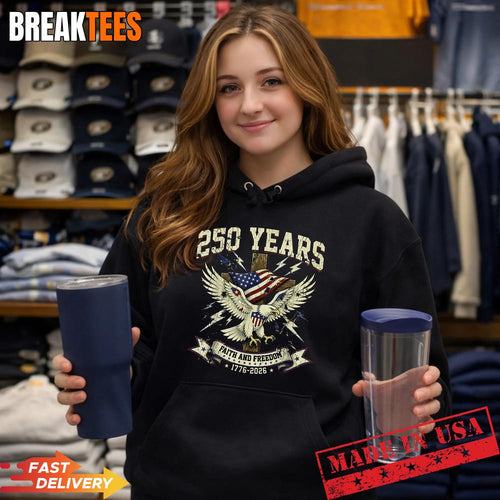 250 Years Faith and Freedom Christian USA 250th Anniversary Shirt