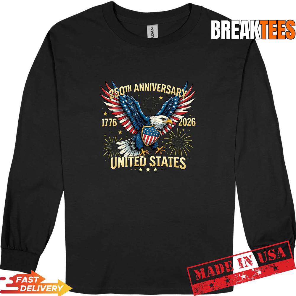 250th Anniversary United States Eagle 1776-2026 T-Shirt