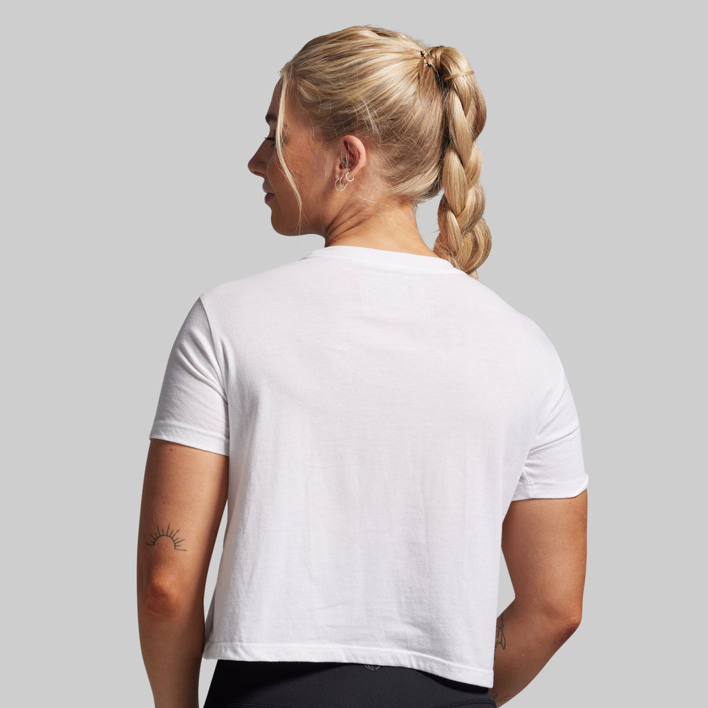 BP Retro Crop Tee (White)