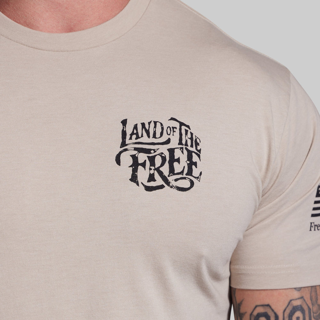 Land of the Free Tee (Tan)