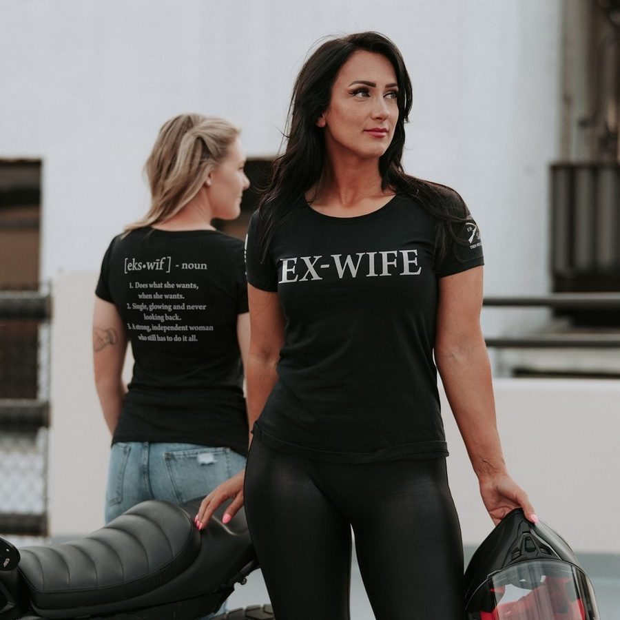 Ex-Wife Defined Slim Fit T-Shirt - Black