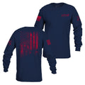 1776 Flag Long Sleeve - Navy