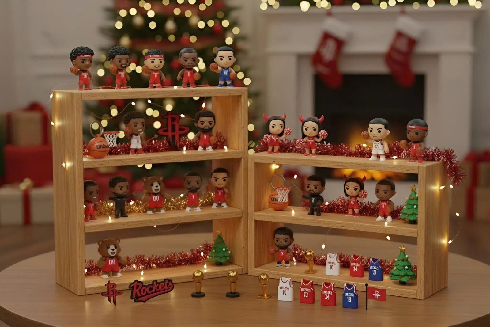 Houston Rockets Advent Calendar 2025 – NBA Christmas Countdown Gift Set for Basketball Fans