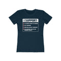 I Support A Climate's Right To Choose  - Women’s T-Shirt