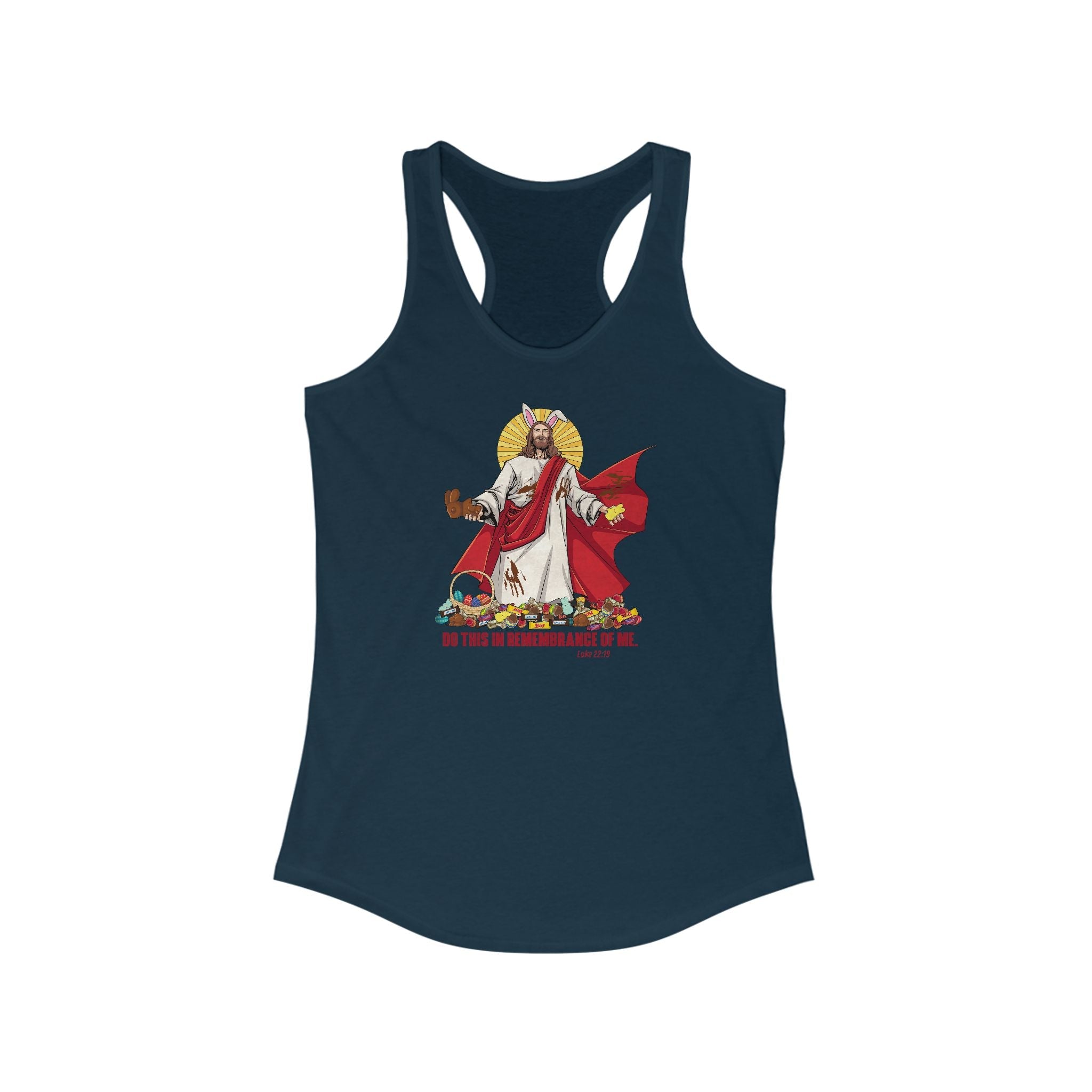 Do This In Remembrance Of Me. - Women’s Racerback Tank