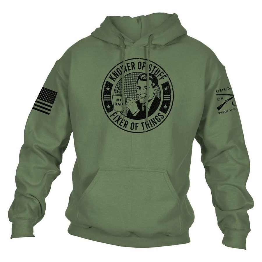 Knower Of Stuff Hoodie - Military Green