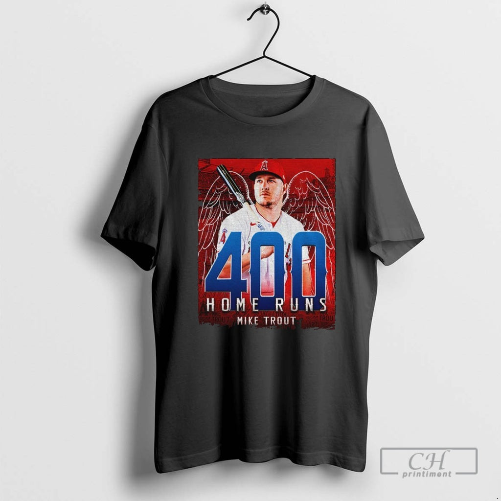 400 Career Home Runs Mike Trout La Angels