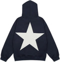 Star Hoodies Y2k Oversized Graphic Hoodies Aesthetic 90s Crewneck Sweatshirt Long Sleeve Pullover Tops
