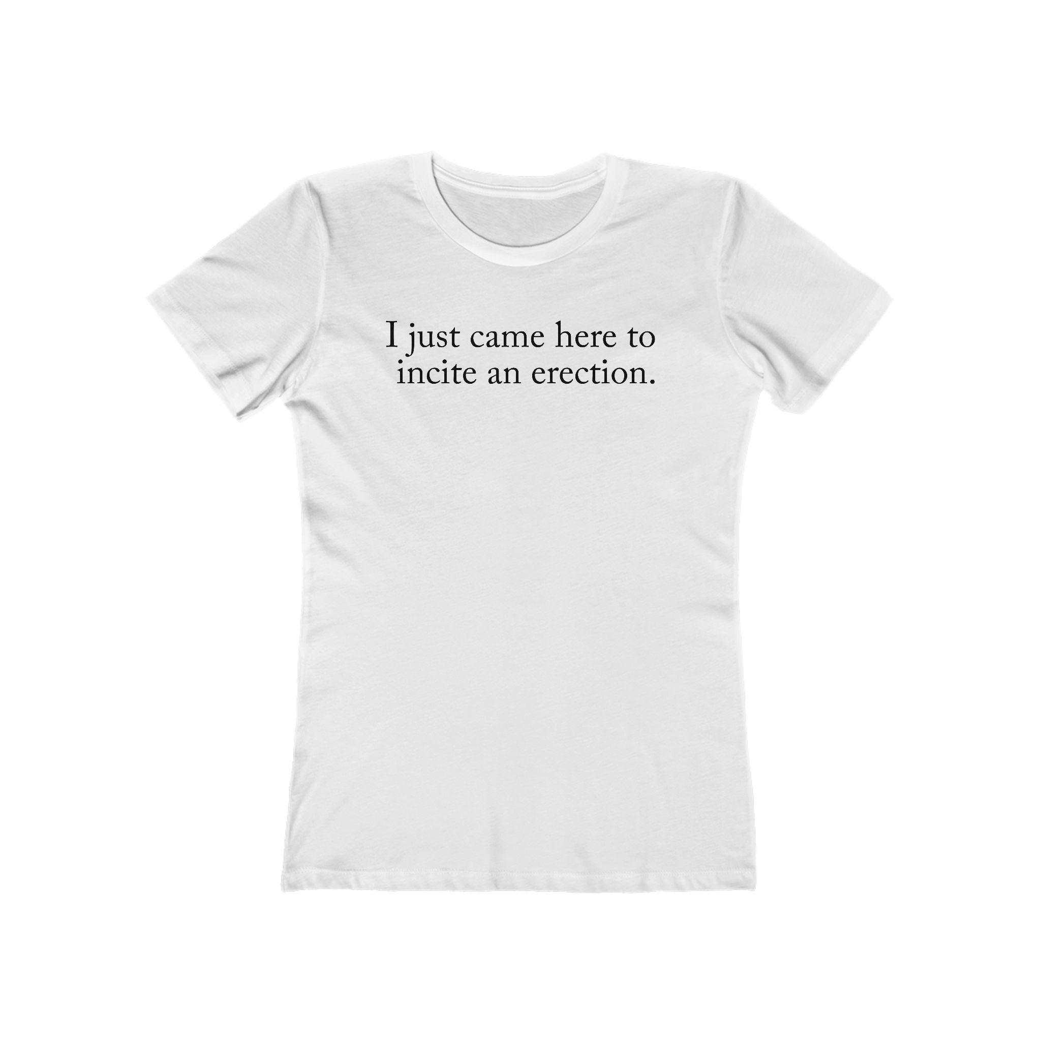 I Just Came Here To Incite An Erection - Women’s T-Shirt