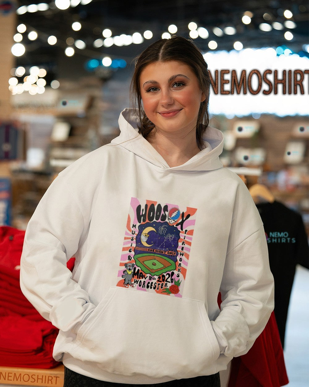 Grateful Dead Woosox music and firework 2026 Worcester shirt