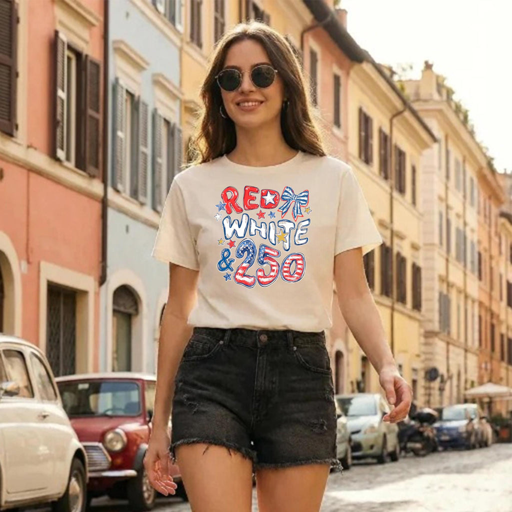 4th Of July Red White And 250 Shirt