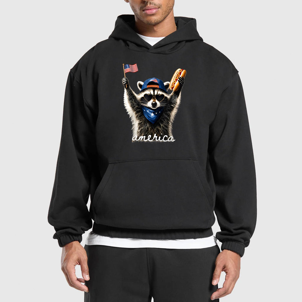 4th Of July Raccoon Hot Dog Shirt