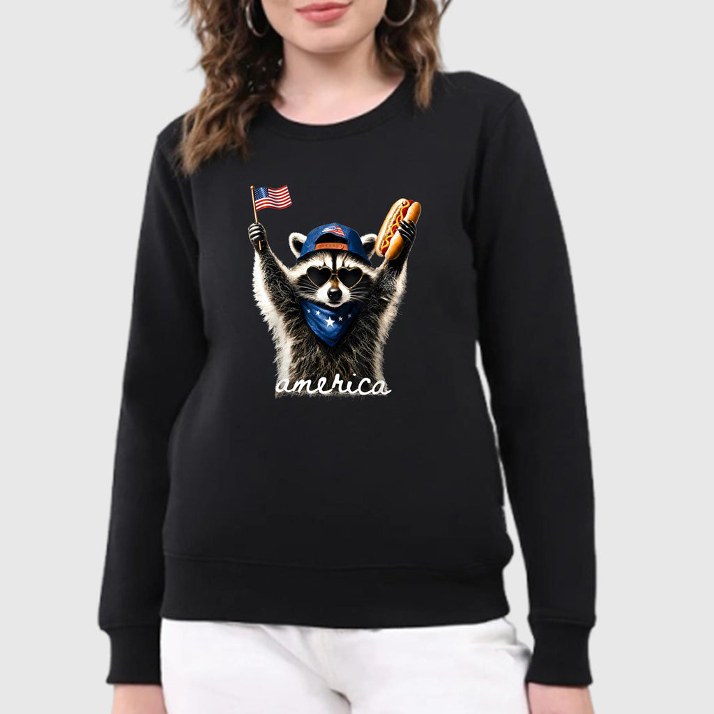 4th Of July Raccoon Hot Dog Shirt