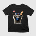 4th Of July Raccoon Hot Dog Shirt