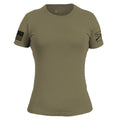 Basic T-Shirt Women's Slim Fit - Military Green