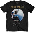 Roxy Music T Shirt Siren Band Logo Mens Black