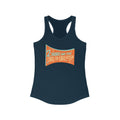 Two Drinks Away From Girl On Girl Action - Women’s Racerback Tank