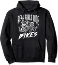 Cute Real Girls Ride Dirt Bikes | Funny Motorbike Racer Gift Pullover Hoodie