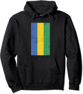 Gabon Central Africa Libreville Flag Pullover Hoodie